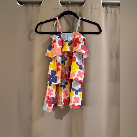 NWT Mud Pie Multicolor Ruffle Dress - Picture 2 of 6